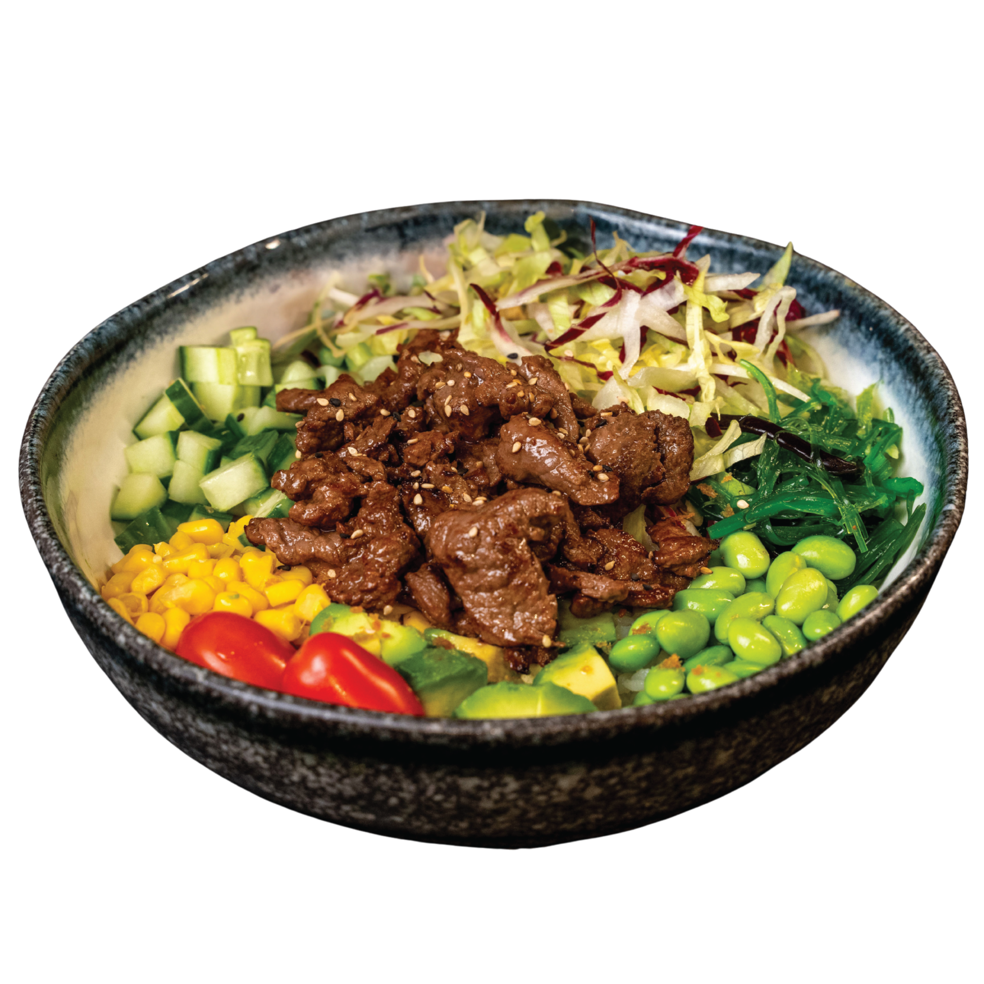 Poke bowl Teriyaki Beef